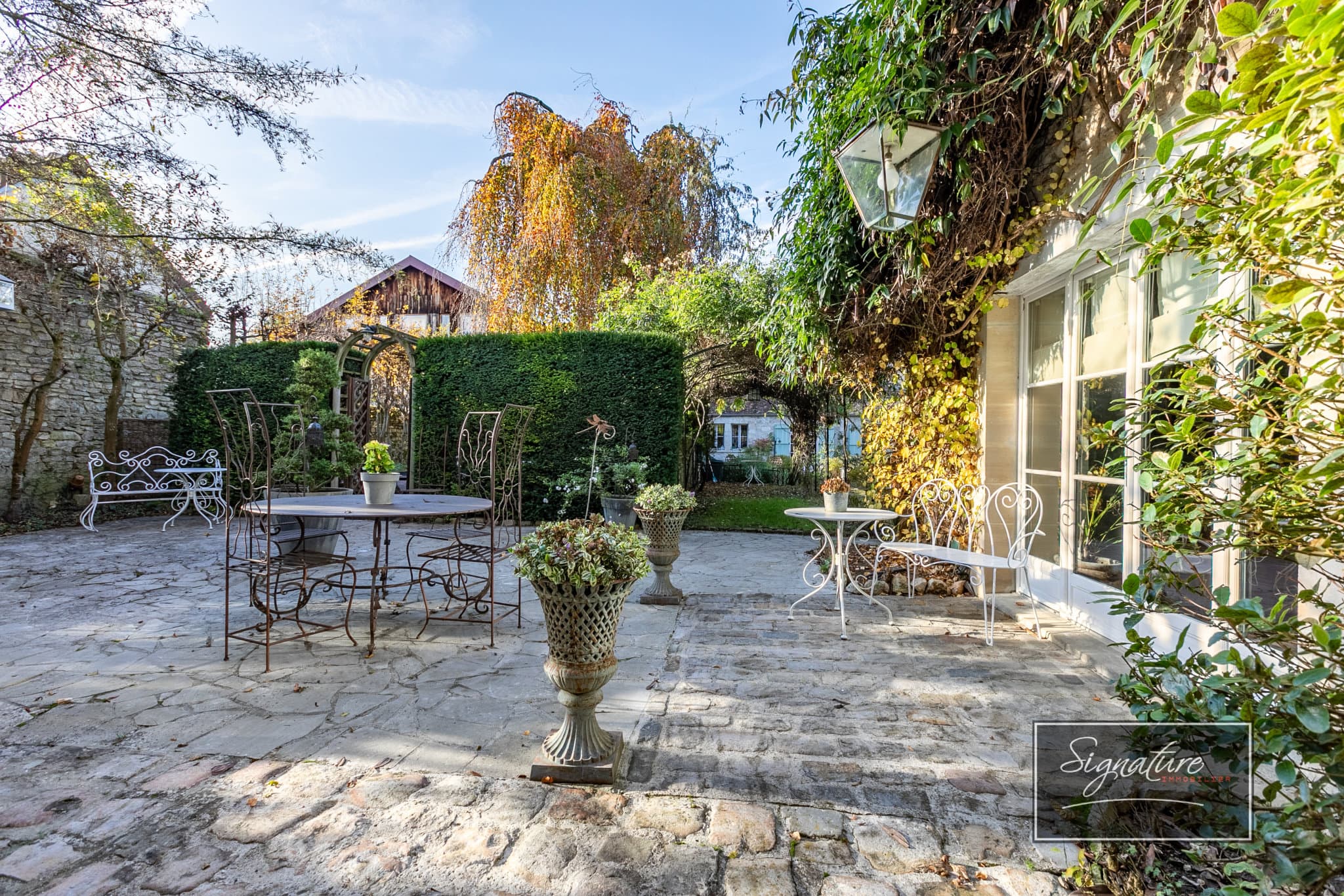 Hôtel particulier dans le centre historique de Senlis jardin