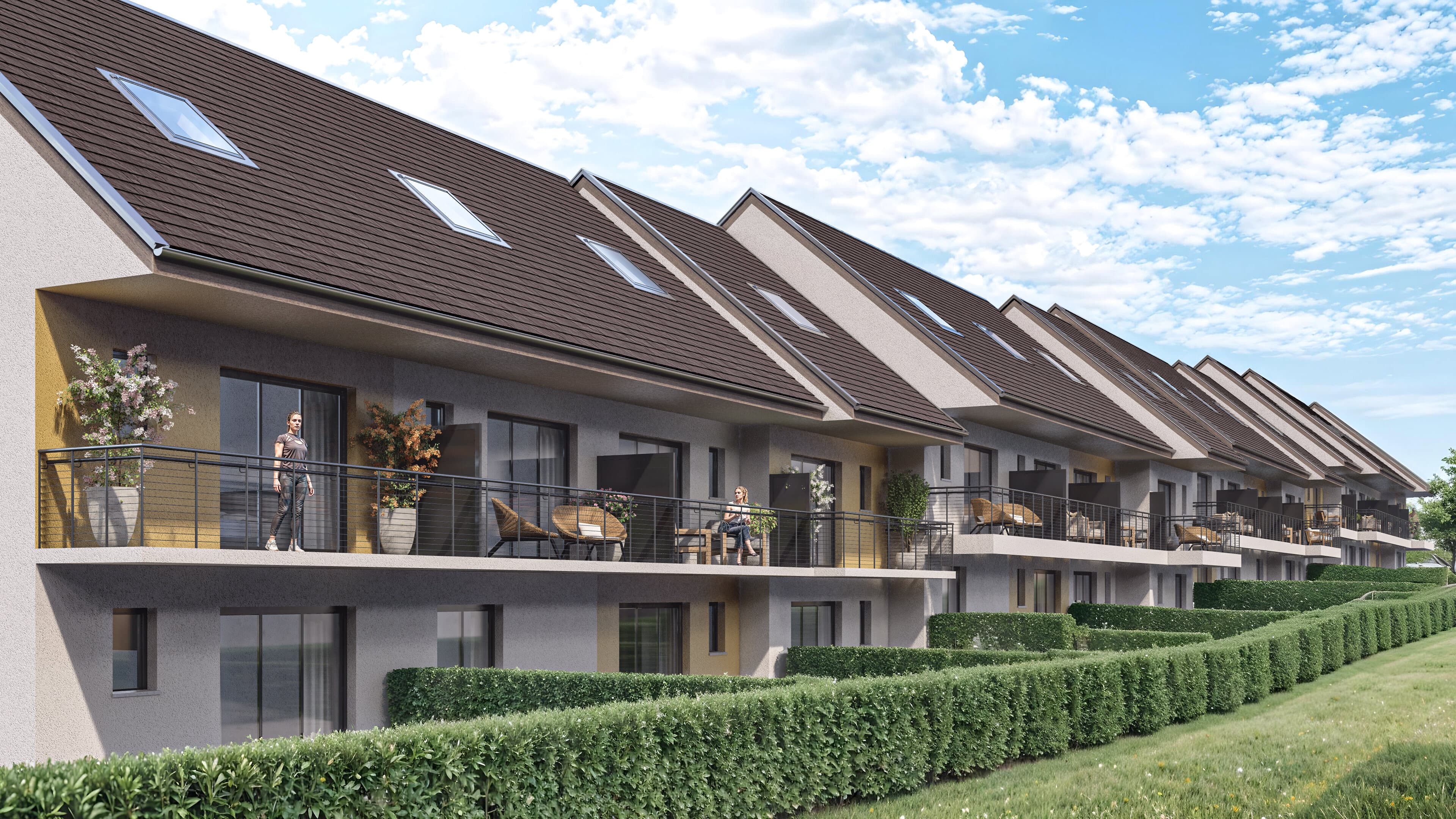 Appartement duplex neuf T2 41,2m2 terrasse Sud-Ouest