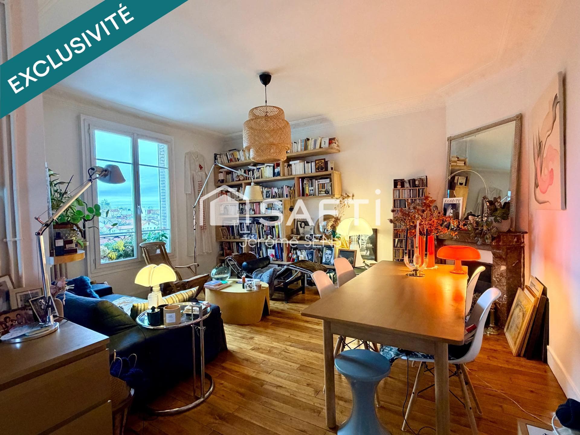 Colombes – Secteur Varsovie – 58 m² rénové avec goût