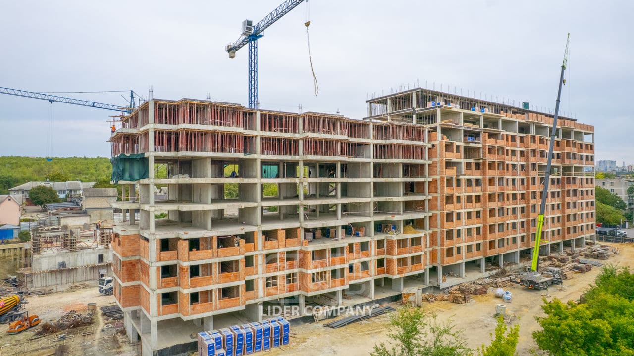 Apartament cu 1 cameră, 48 m², 8 etaj