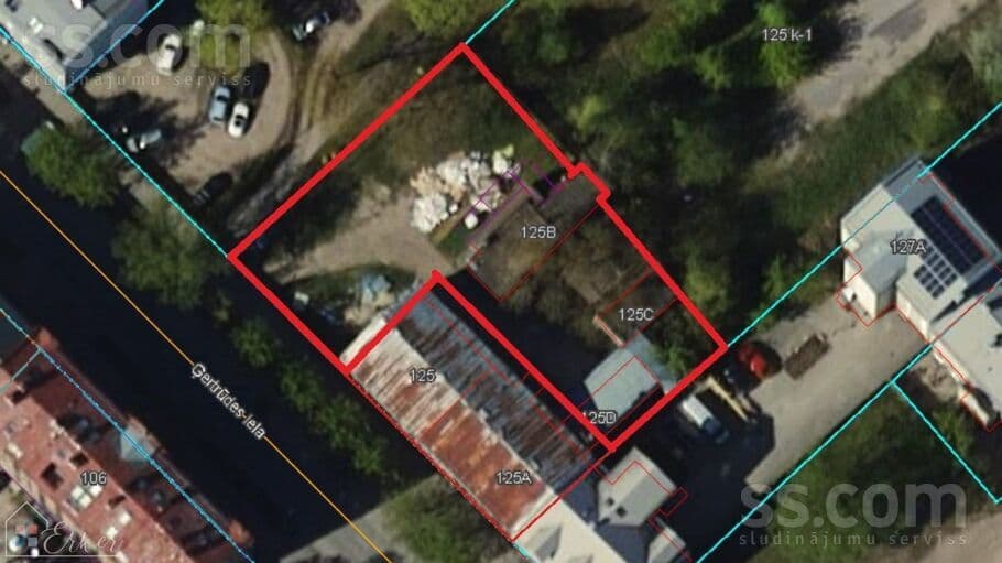 Land, 125.0 m², Pārdošanā perspektīvs investīciju objekts Rīgas centrā ar plašām attīstības iesp, Centre