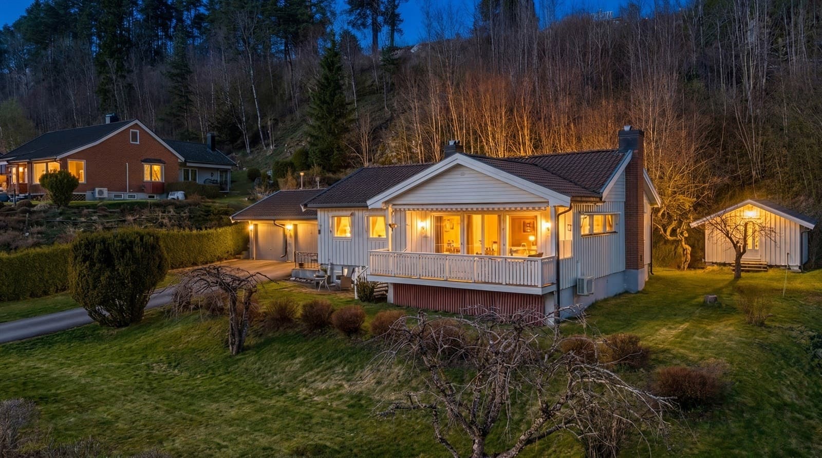 Nordvik Skien Porsgrunn SKIEN - RISING/LANGÅRD - Velholdt familiebolig med pent opparbeidet tomt på 1 959 m².