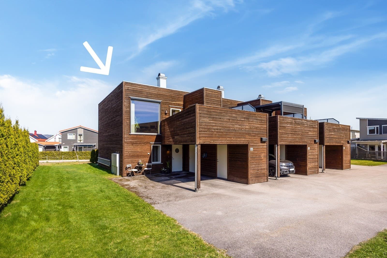 EiendomsMegler 1 Porsgrunn og Bamble Bjørnstad - Moderne rekkehus fra 2017 | 3 soverom | Barnevennlig |