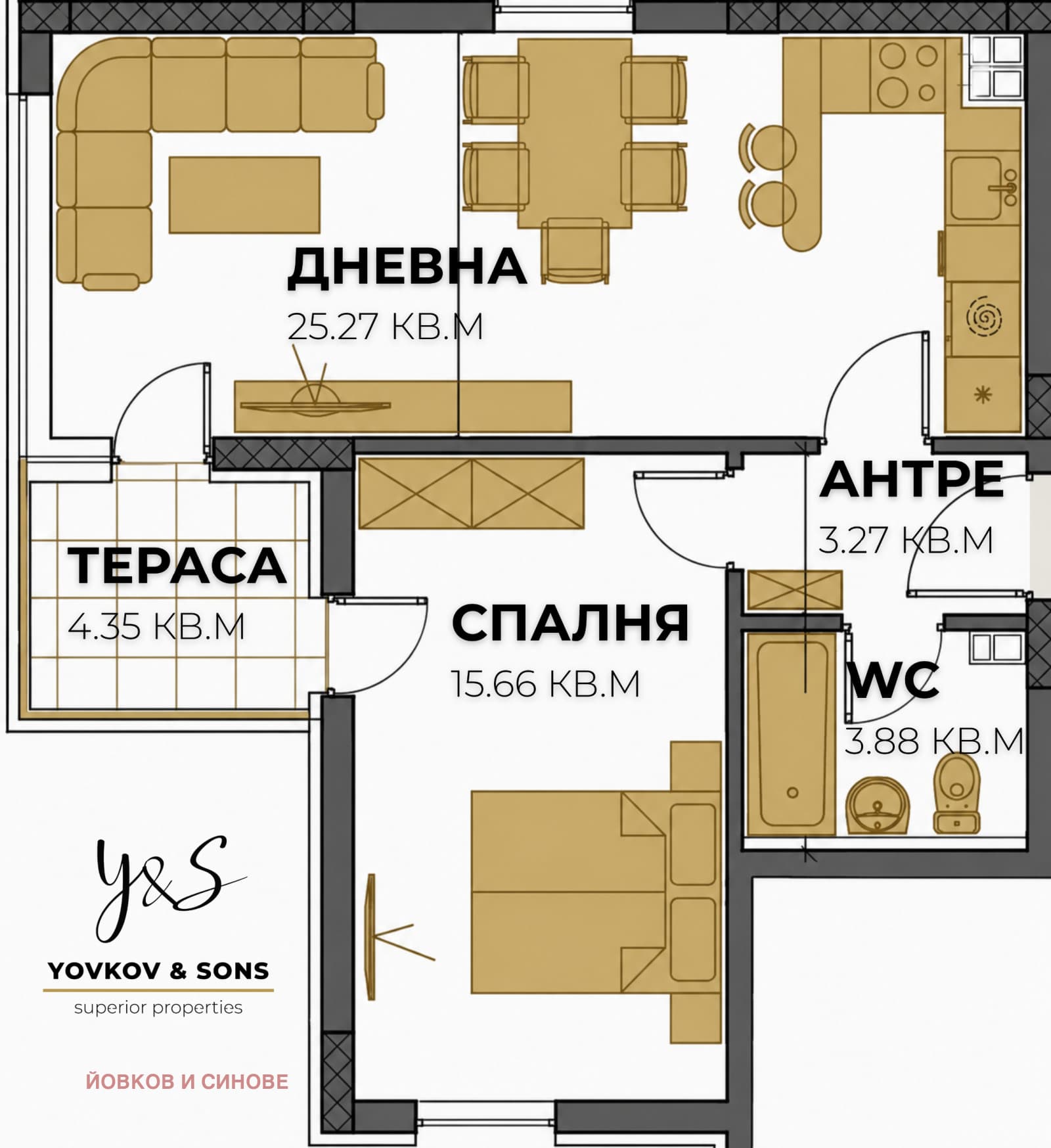 Продава 2-СТАЕН град Пловдив, Каменица 2