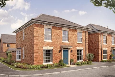 Detached house - Plot 688, The Barnwell Georgian at Thorpebury In the Limes, Thorpebury, 2 Limetree Way LE7